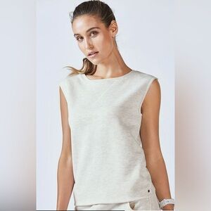 Fabletics Sweater Tank, Light Grey Heather